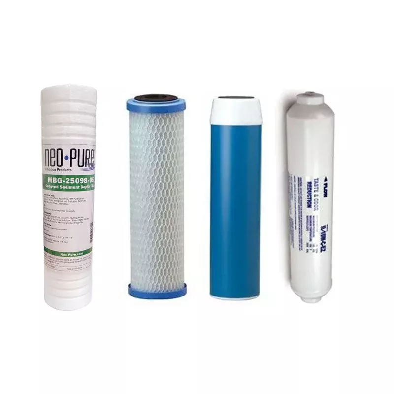 Reverse Osmosis Filter Kit For 5 Stage Systems (With 1/4″ Inline Quick Connect GAC)